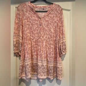 Floral Peasant Blouse